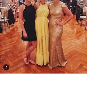 Sz 2 Yellow Dress / Gown H&M
